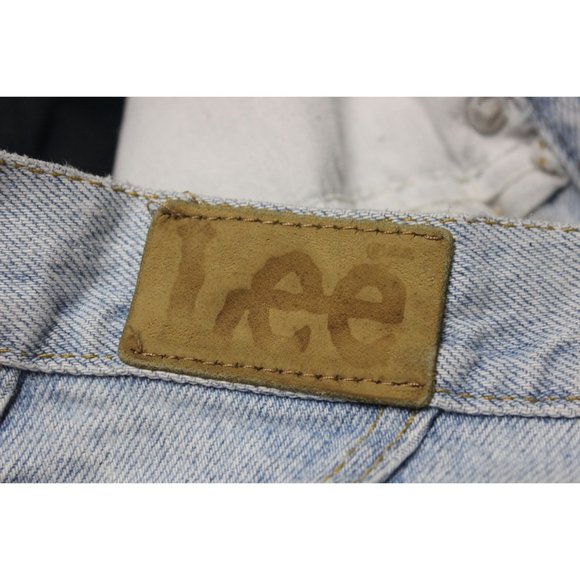 Lee women's 80s 90s vintage light wash high rise tapered leg mom jeans 16/18 Med - Picture 7 of 16